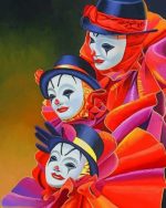Carnival Clowns Paint By Numbers
