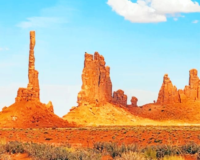 Monument Valley Desert Paint By Numbers