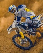 Dirt Bike Rider Paint By Numbers