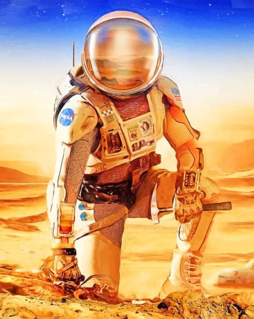 Nasa Astronaut Paint By Numbers