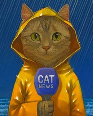 Journalist Cat Paint By Numbers