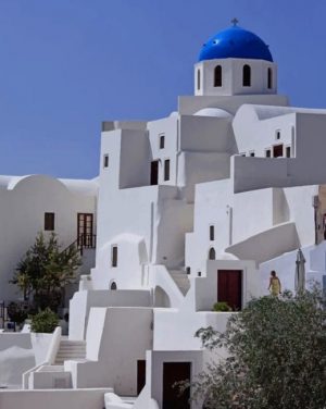 Oia Santorini Greece Paint By Numbers