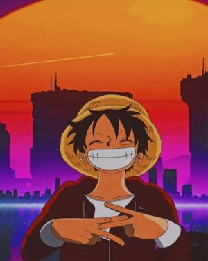 Luffy D Monkey Paint By Numbers