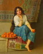 The Orange Seller Paint By Numbers