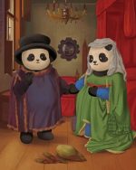 Panda Couple Paint By Numbers