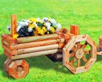 Wagon Planter Paint By Numbers