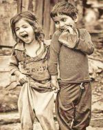 Homeless Children Paint By Numbers