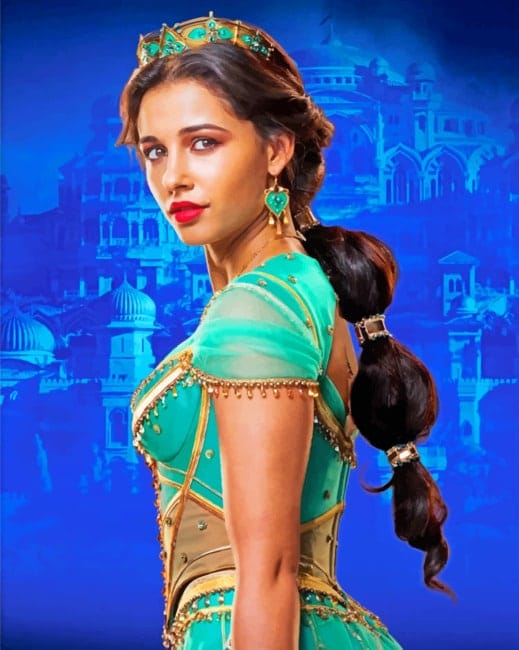 Princess Jasmine Paint By Numbers