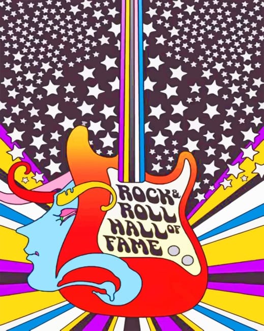 Rock And Roll Guitar Paint By Numbers