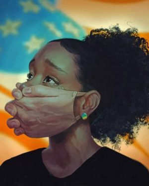 Sad Black Girl Paint By Numbers