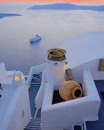 Santorini Aegean Sea Paint By Numbers