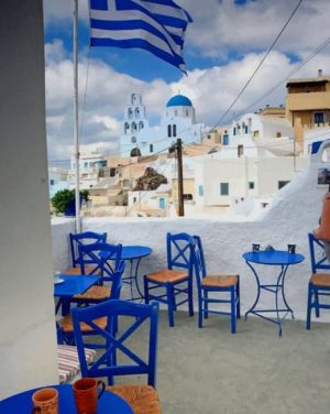 Santorini Coffee Paint By Numbers