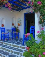 Santorini Island Paint by numbers