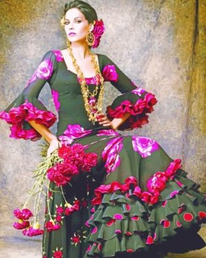 Spanish Lady Paint By Numbers