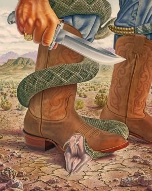 Boots On Rattlesnake Paint By Numbers