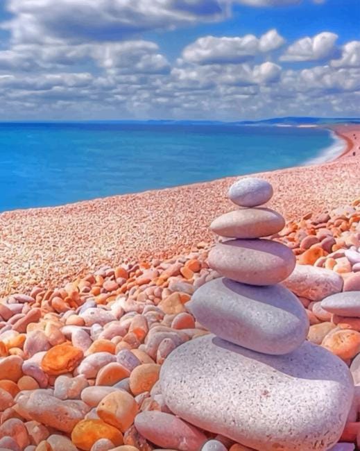 Rock Balance Paint By Numbers