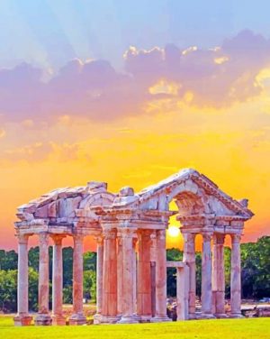 Temple Of Aphrodite Paint By Numbers