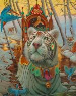 Tigers And Birds Paint By Numbers