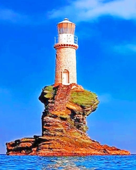 Tourlitis Lighthouse Paint By Numbers