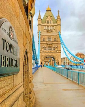 Tower Bridge London Paint by numbers