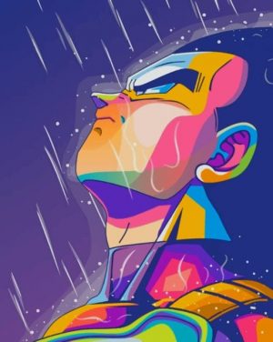 Vegeta Pop Art Paint By Numbers