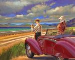 Vintage Couple In Beach Paint By Numbers
