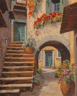 Italian Courtyard Paint By Numbers