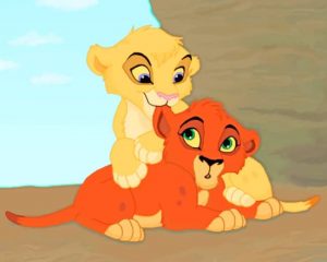 Vitani And Kovu Paint By Numbers