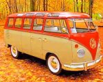 Volkswagen Van Paint By Numbers