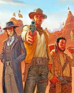 Western Gunslingers Paint By Numbers