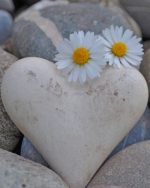 Rock Heart And Flowers Paint By Numbers