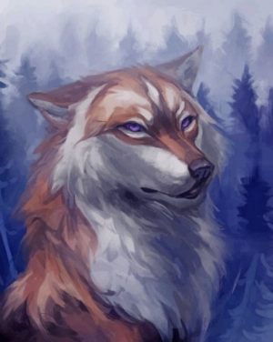 Wild Wolf Paint By Numbers
