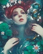 Woman In The Water Paint By Numbers