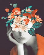 Floral Woman Paint By Numbers