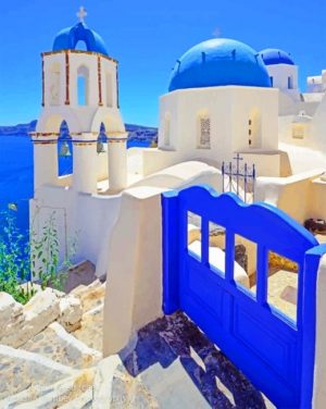 Greece Island Paint By Numbers