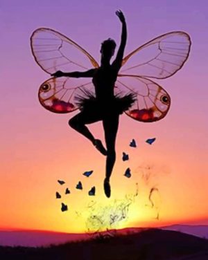 Butterfly Woman Paint By Numbers