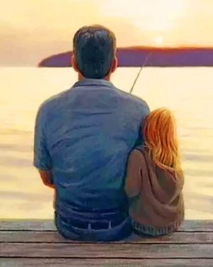 Dad And Daughter Paint By Numbers