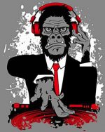 Dj Monkey Paint By Numbers