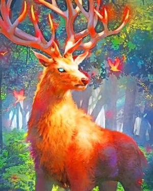 Fantasy Deer Paint By Numbers
