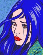 Girl Crying Pop Art Paint By Numbers