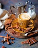 Hot Coffee And Chocolate Paint By Numbers