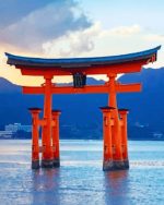 Itsukushima Shrine Japan Paint By Numbers