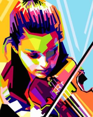 Janine Jansen Pop Art Paint By Numbers