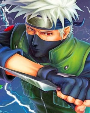 Naruto Kakashi Hatake Paint By Numbers