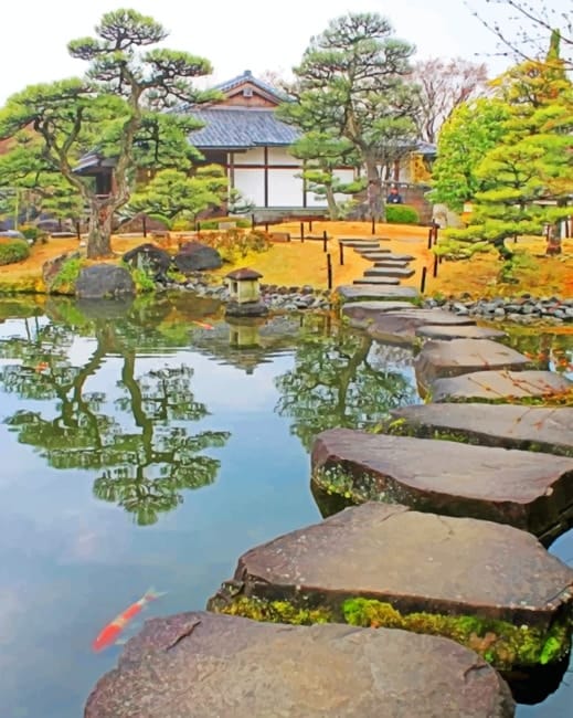 Kokoen Garden Paint By Numbers