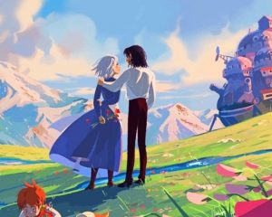 Howls Moving Castle Paint By Numbers