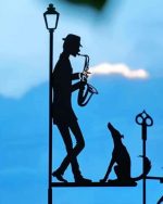 Saxophonist And Dog Paint By Numbers