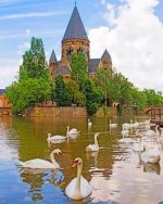 New Temple France Paint By Numbers