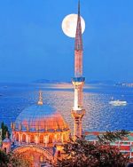 The Blue Mosque Turkey Paint By Numbers