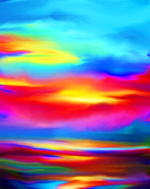 Abstract Colors Paint By Numbers